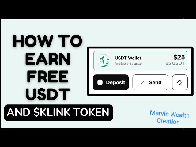 Klink Wallet Airdrop Comment gagner 20 $ USDT et KLINK TOKEN GRATUITEMENT