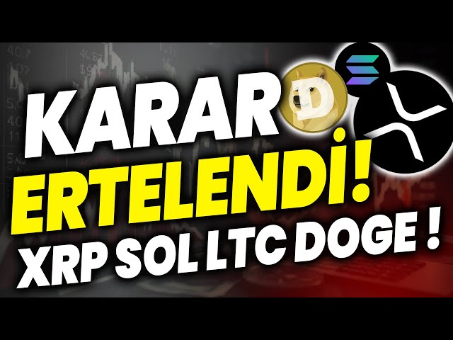 XRP 코인 Dogecoin 결정이 연기되었습니다 !! XRP 코인 비트 코인 리플 뉴스 리플 XRP 뉴스 XRP 분석