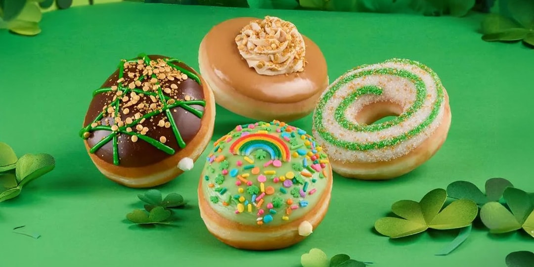 Krispy Kreme feiert den St. Patrick's Day mit einer festlichen neuen Donut -Sammlung