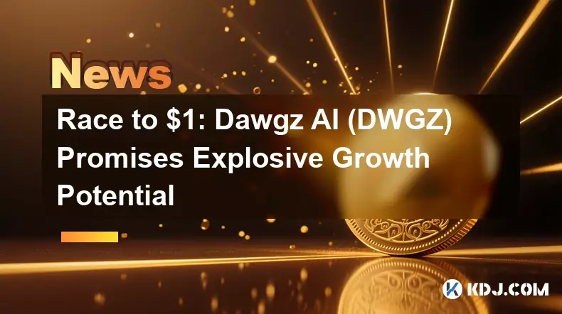 $ 1로 경주 : Dawgz AI (DWGZ)는 폭발성 성장 잠재력을 약속합니다. $ 1로 경주 : Dawgz AI (DWGZ)는 폭발성 성장 잠재력을 약속합니다.