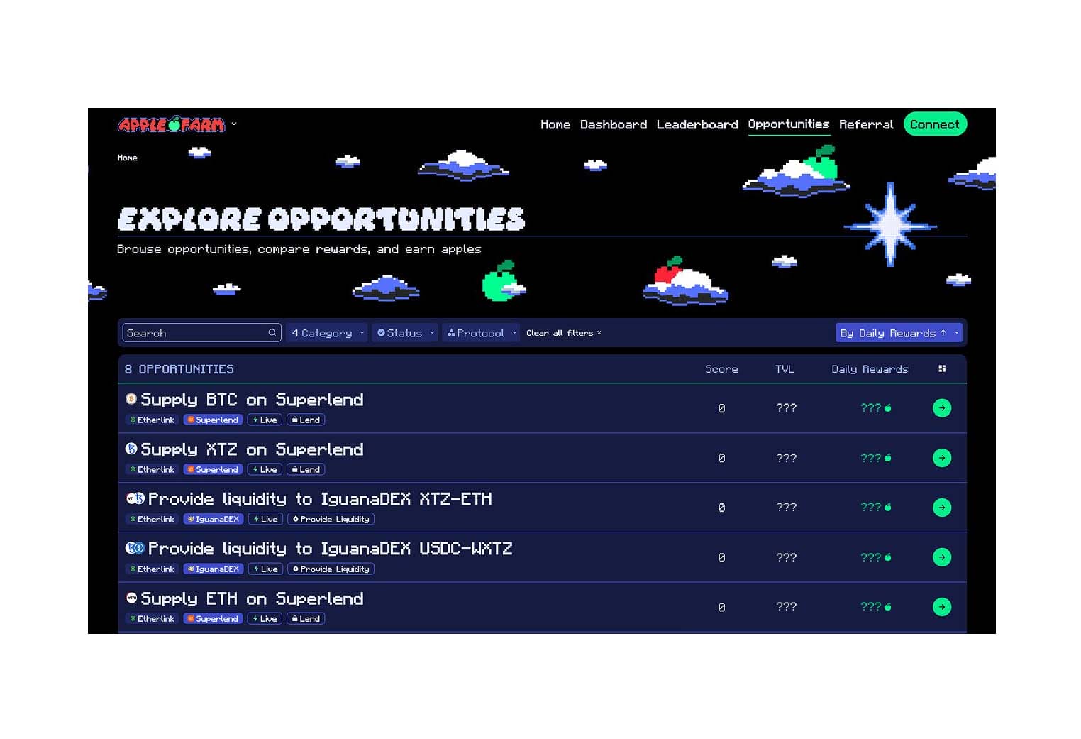 SuperLend et EtherLink lancent Apple Farm, une plate-forme d'incitation en chaîne