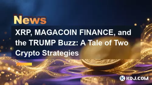 XRP,Magacoin Finance和Trump Buzz:两个加密策略的故事 XRP,Magacoin Finance和Trump Buzz:两个加密策略的故事
