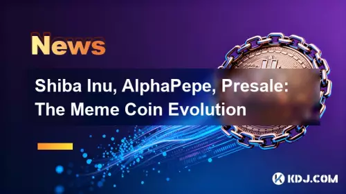 Shiba Inu, AlphaPepe, 사전 판매: Meme 코인의 진화 Shiba Inu, AlphaPepe, 사전 판매: Meme 코인의 진화