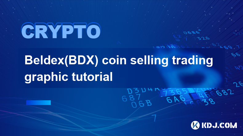 Beldex(BDX) coin selling trading graphic tutorial