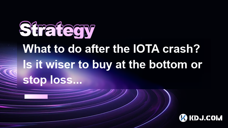 What to do after the IOTA crash? Is it wiser to buy at the bottom or stop loss? What to do after the IOTA crash? Is it wiser to buy at the bottom or stop loss?
