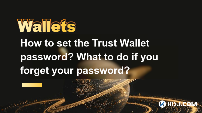 How to set the Trust Wallet password? What to do if you forget your password? How to set the Trust Wallet password? What to do if you forget your password?