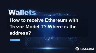 How to receive Ethereum with Trezor Model T? Where is the address? How to receive Ethereum with Trezor Model T? Where is the address?