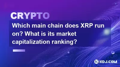 Which main chain does XRP run on? What is its market capitalization ranking? Which main chain does XRP run on? What is its market capitalization ranking?