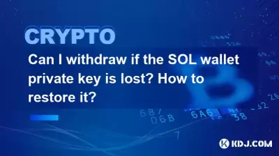 Can I withdraw if the SOL wallet private key is lost? How to restore it? Can I withdraw if the SOL wallet private key is lost? How to restore it?