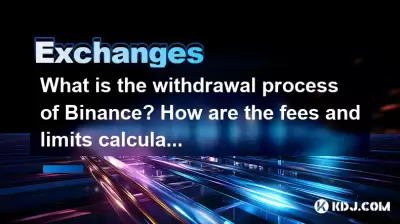 What is the withdrawal process of Binance? How are the fees and limits calculated? What is the withdrawal process of Binance? How are the fees and limits calculated?