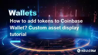 How to add tokens to Coinbase Wallet? Custom asset display tutorial How to add tokens to Coinbase Wallet? Custom asset display tutorial