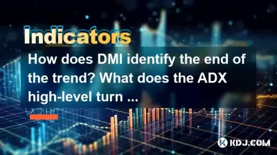 How does DMI identify the end of the trend? What does the ADX high-level turn indicate? How does DMI identify the end of the trend? What does the ADX high-level turn indicate?
