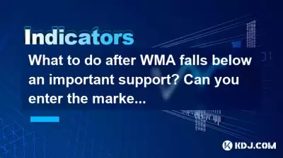 What to do after WMA falls below an important support? Can you enter the market when the price rebounds to the WMA pressure level? What to do after WMA falls below an important support? Can you enter the market when the price rebounds to the WMA pressure level?