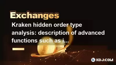 Kraken hidden order type analysis: description of advanced functions such as iceberg orders Kraken hidden order type analysis: description of advanced functions such as iceberg orders