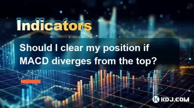 Should I clear my position if MACD diverges from the top? Should I clear my position if MACD diverges from the top?