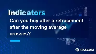 Can you buy after a retracement after the moving average crosses? Can you buy after a retracement after the moving average crosses?