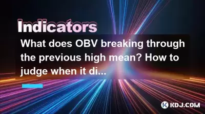 What does OBV breaking through the previous high mean? How to judge when it diverges from the new high price? What does OBV breaking through the previous high mean? How to judge when it diverges from the new high price?