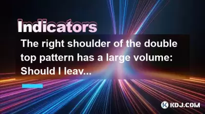 The right shoulder of the double top pattern has a large volume: Should I leave decisively? The right shoulder of the double top pattern has a large volume: Should I leave decisively?