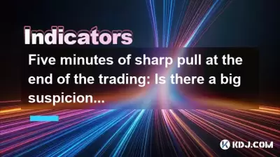 Five minutes of sharp pull at the end of the trading: Is there a big suspicion of line making? Five minutes of sharp pull at the end of the trading: Is there a big suspicion of line making?
