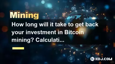 Wie lange dauert es, Ihre Investition in Bitcoin -Berging zurückzugewinnen? Berechnung des Einkommens und die Auswirkungen von Marktschwankungen Wie lange dauert es, Ihre Investition in Bitcoin -Berging zurückzugewinnen? Berechnung des Einkommens und die Auswirkungen von Marktschwankungen