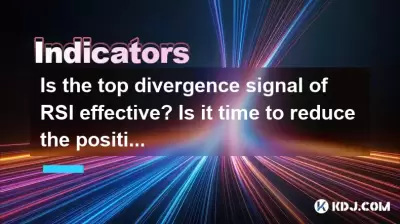 Is the top divergence signal of RSI effective? Is it time to reduce the position? Is the top divergence signal of RSI effective? Is it time to reduce the position?