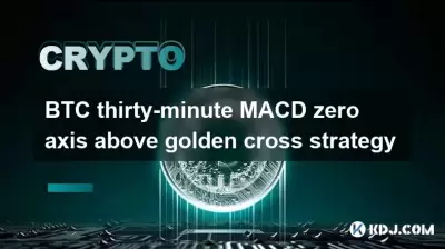 BTC thirty-minute MACD zero axis above golden cross strategy BTC thirty-minute MACD zero axis above golden cross strategy