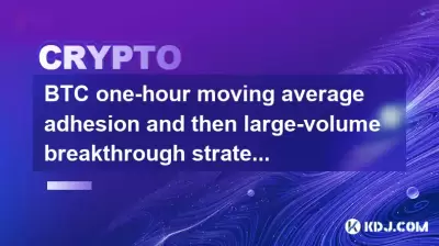BTC one-hour moving average adhesion and then large-volume breakthrough strategy BTC one-hour moving average adhesion and then large-volume breakthrough strategy