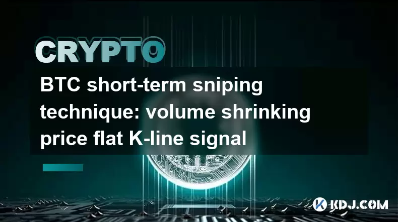 BTC短期狙击技术:音量收缩价格平坦K-Line信号 BTC短期狙击技术:音量收缩价格平坦K-Line信号