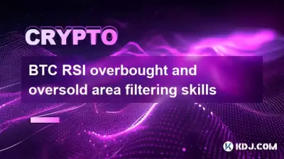 BTC RSI overbought and oversold area filtering skills BTC RSI overbought and oversold area filtering skills