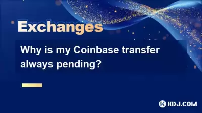 Pourquoi mon transfert Coinbase est-il toujours en attente? Pourquoi mon transfert Coinbase est-il toujours en attente?