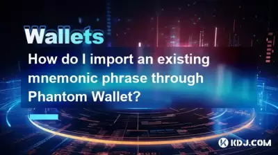 How do I import an existing mnemonic phrase through Phantom Wallet? How do I import an existing mnemonic phrase through Phantom Wallet?