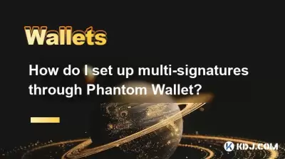 How do I set up multi-signatures through Phantom Wallet? How do I set up multi-signatures through Phantom Wallet?