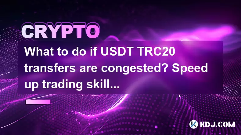 Was tun, wenn USDT TRC20 -Transfers überlastet sind? Beschleunigen Sie die Handelsfähigkeiten Was tun, wenn USDT TRC20 -Transfers überlastet sind? Beschleunigen Sie die Handelsfähigkeiten