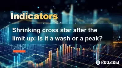 Shrinking cross star after the limit up: Is it a wash or a peak? Shrinking cross star after the limit up: Is it a wash or a peak?