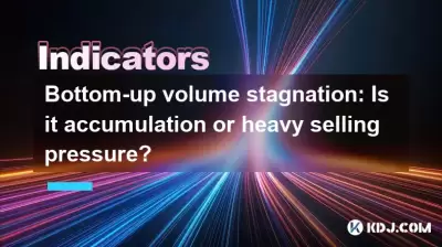 Bottom-up volume stagnation: Is it accumulation or heavy selling pressure? Bottom-up volume stagnation: Is it accumulation or heavy selling pressure?