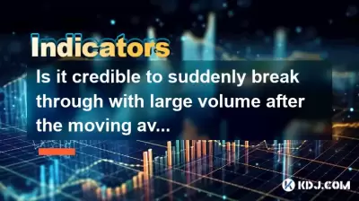 Is it credible to suddenly break through with large volume after the moving averages are glued together? Is it credible to suddenly break through with large volume after the moving averages are glued together?