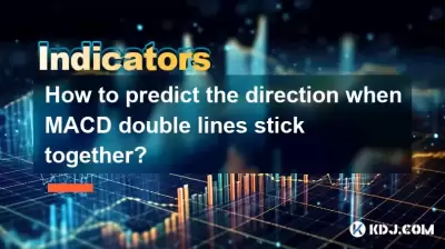 How to predict the direction when MACD double lines stick together? How to predict the direction when MACD double lines stick together?