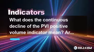 What does the continuous decline of the PVI positive volume indicator mean? Are retail investors dominating the market? What does the continuous decline of the PVI positive volume indicator mean? Are retail investors dominating the market?