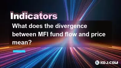 What does the divergence between MFI fund flow and price mean? What does the divergence between MFI fund flow and price mean?