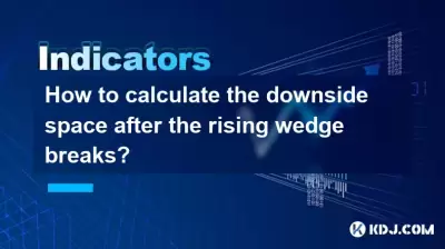 How to calculate the downside space after the rising wedge breaks? How to calculate the downside space after the rising wedge breaks?