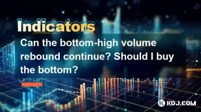 Can the bottom-high volume rebound continue? Should I buy the bottom? Can the bottom-high volume rebound continue? Should I buy the bottom?