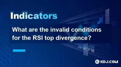 What are the invalid conditions for the RSI top divergence? What are the invalid conditions for the RSI top divergence?
