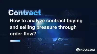 How to analyze contract buying and selling pressure through order flow? How to analyze contract buying and selling pressure through order flow?