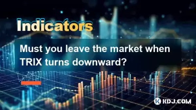 Must you leave the market when TRIX turns downward? Must you leave the market when TRIX turns downward?