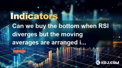 Can we buy the bottom when RSI diverges but the moving averages are arranged in a bearish pattern? Can we buy the bottom when RSI diverges but the moving averages are arranged in a bearish pattern?