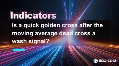 Is a quick golden cross after the moving average dead cross a wash signal? Is a quick golden cross after the moving average dead cross a wash signal?