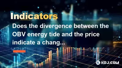 Does the divergence between the OBV energy tide and the price indicate a change in the market? Does the divergence between the OBV energy tide and the price indicate a change in the market?
