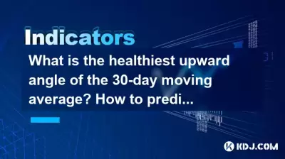 What is the healthiest upward angle of the 30-day moving average? How to predict the trend by the change of slope? What is the healthiest upward angle of the 30-day moving average? How to predict the trend by the change of slope?