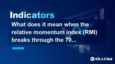 What does it mean when the relative momentum index (RMI) breaks through the 70 overbought zone? What does it mean when the relative momentum index (RMI) breaks through the 70 overbought zone?