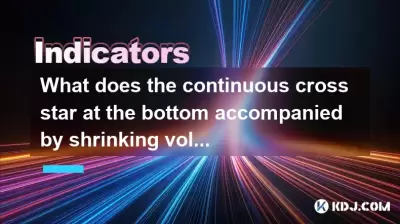 What does the continuous cross star at the bottom accompanied by shrinking volume indicate? When can I enter the market? What does the continuous cross star at the bottom accompanied by shrinking volume indicate? When can I enter the market?